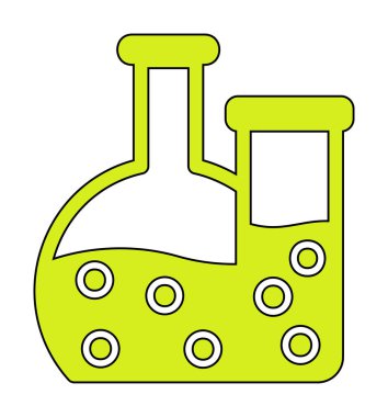 Şişesi web simgesi, vektör çizim  