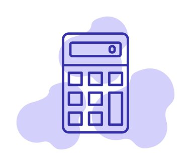 hesap makinesi web simge vektör çizim