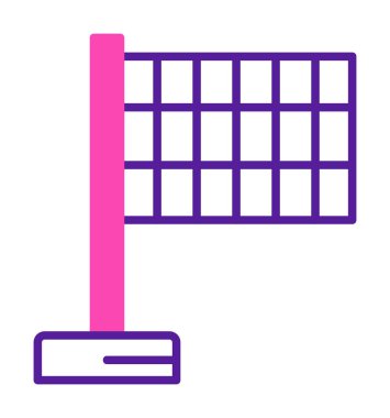 bayrak simgesi, vektör illüstrasyonu basit tasarım