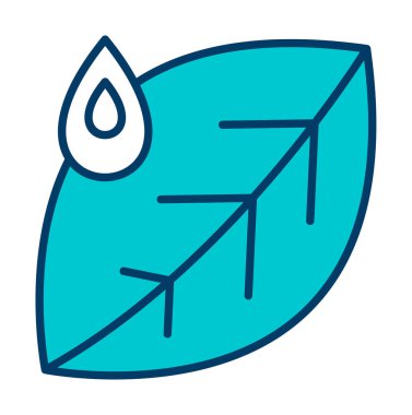 Yaprak ağ simgesi, vektör illüstrasyonu 