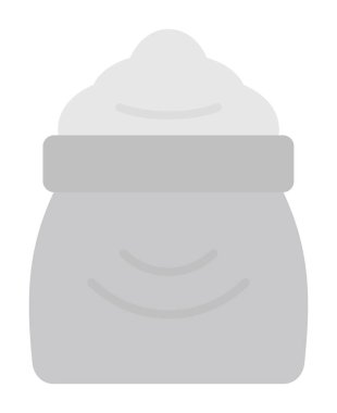 Şeker düzlüğü simgesi, vektör illüstrasyonu  