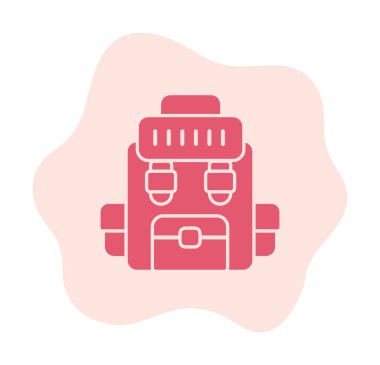 Askeri Sırt Çantası vektör çizimi