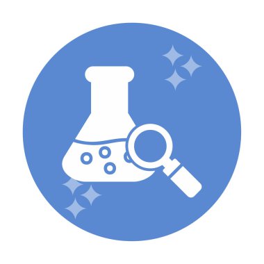 Araştırmacı simgesi beyaz arkaplanda izole edildi 