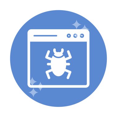 Yasak web sitesi vektör simgesi 