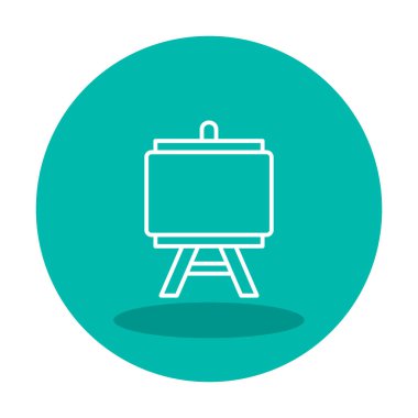 Resim yapmak. Web simgesi basit illüstrasyon