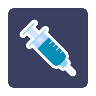 Şırınga ikonu vektör çizimi