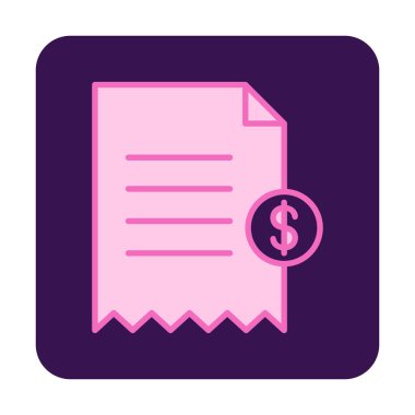 Alışveriş Alımı simgesi vektör illüstrasyonu