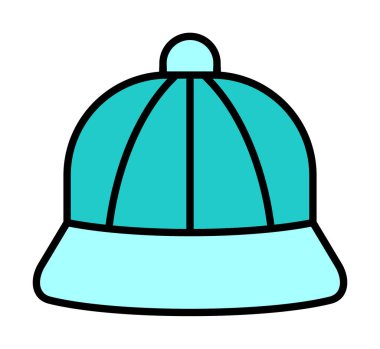 kapsül düz simgesi, vektör illüstrasyonu 