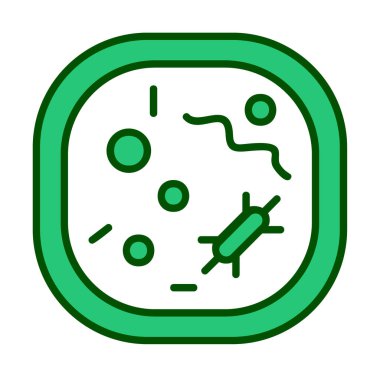 Hücre simgesi, vektör illüstrasyonu