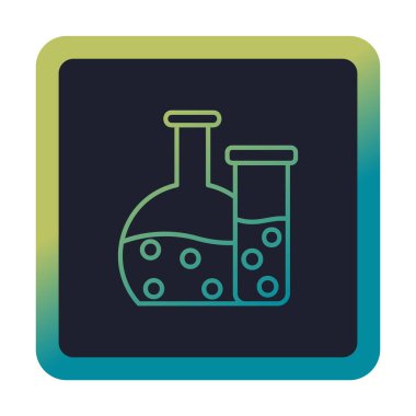 Şişesi web simgesi, vektör çizim  