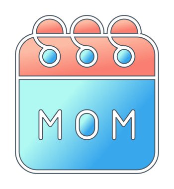 Anne takvimi olayı, vektör illüstrasyonu