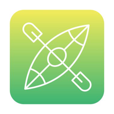 Basit Kano Teknesi simgesi, vektör illüstrasyonu