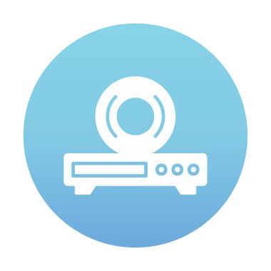 CD çalar simge vektör çizim