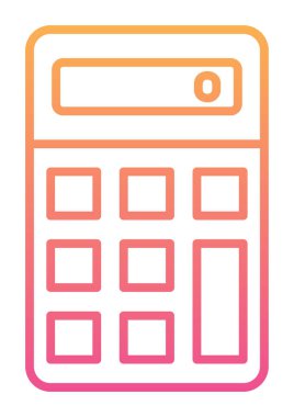 hesap makinesi web simge vektör çizim