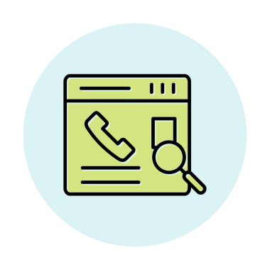 Kişinin vektör çizimi Modern simgeyi ara                            