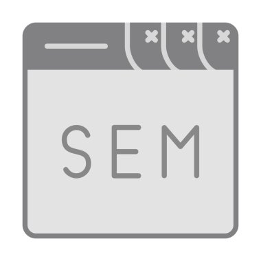 tarayıcı web simgesi, vektör illüstrasyonu 