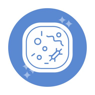 Hücre simgesi, vektör illüstrasyonu