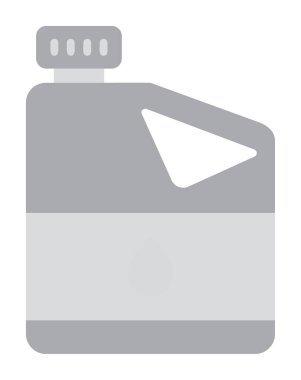 yağ varili vektörü düz renk simgesi 