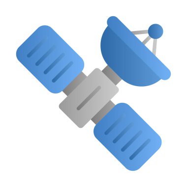 Uydu vektör çizimi, simge ögesi biçimi                     