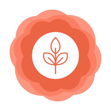 Yaprak logosu tasarımının vektör çizimi. Ekoloji kavramı 