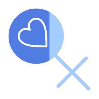 Kadın Sembol ikonu vektör illüstrasyonu