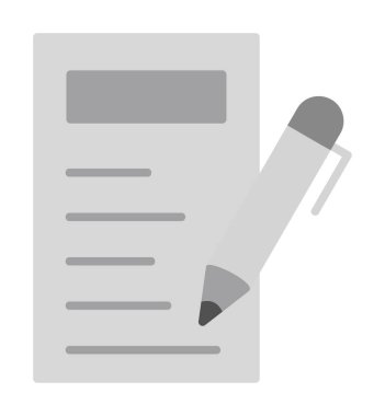 Basit düz Kopyalama simgesi vektörü 