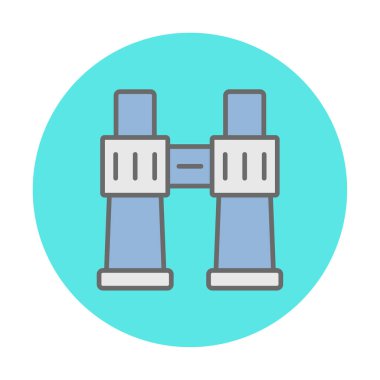 binoküler ikon vektör çizimi