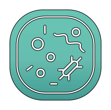 Hücre simgesi, vektör illüstrasyonu