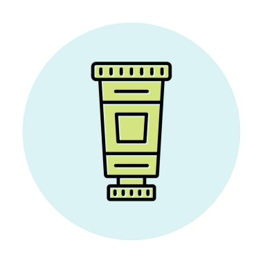 Modern Yağlı Boya simgesinin vektör çizimi                      