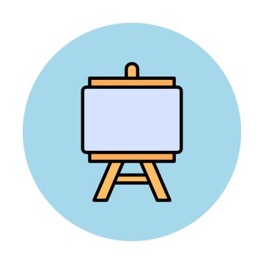 Resim yapmak. Web simgesi basit illüstrasyon