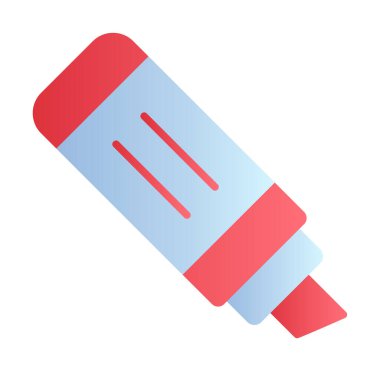 İşaretleyici. Web simgesi basit illüstrasyon                       