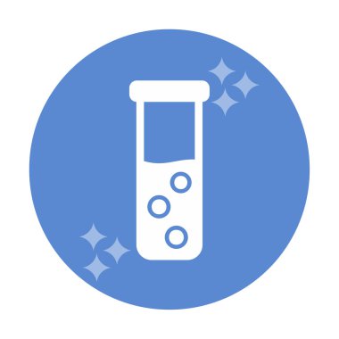 test tüpü modern simge vektör çizimi