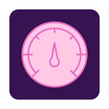 Hız göstergesi. Web simgesi basit tasarım 