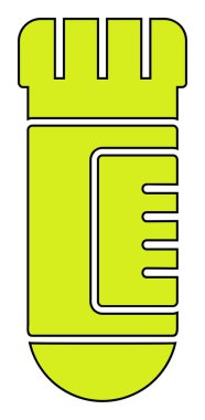 Test Tube modern icon vector illustration
