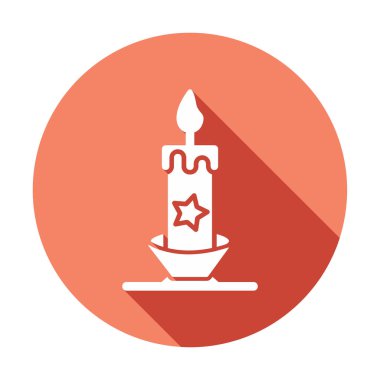 Mum web simgesi, vektör çizim