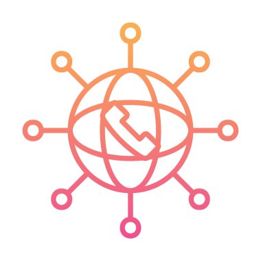 ağ simgesi vektörü. izole vektör sembolü 