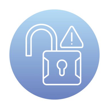 Simge vektör illüstrasyonunu aç  