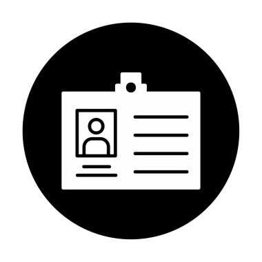 Üyelik Kartı simgesinin vektör illüstrasyonu