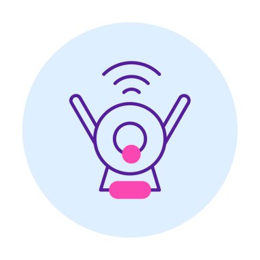 Web Kamerası modern simgesinin vektör illüstrasyonu           