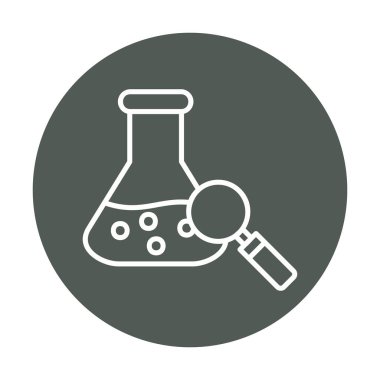 Araştırmacı simgesi beyaz arkaplanda izole edildi 