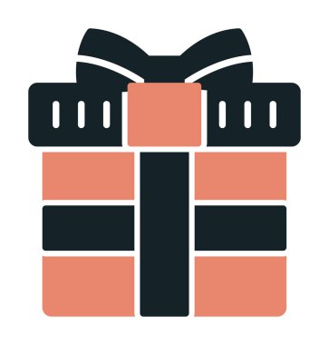 Yay resimli basit bir hediye kutusu