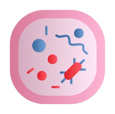 Hücre simgesi, vektör illüstrasyonu