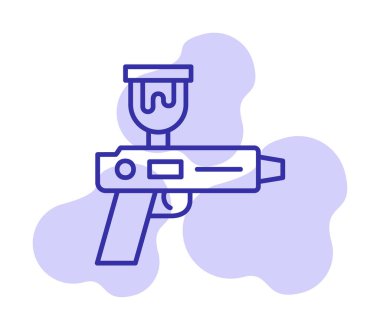 Spray Gun icon vector illustration