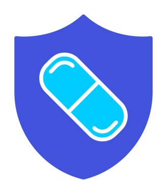 medical shield icon vector illustration 