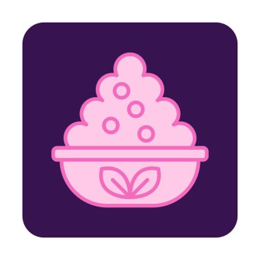 Maya yemek tasarımı basit bir kase.