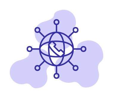 ağ simgesi vektörü. izole vektör sembolü 