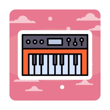  Basit grafik Sentezleyici vektör illüstrasyonuName