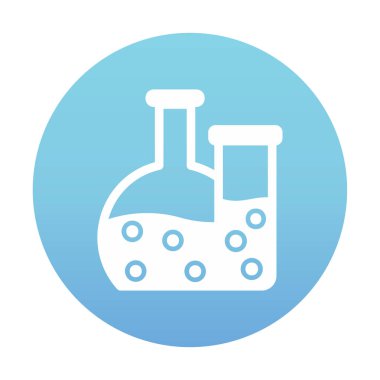 Şişesi web simgesi, vektör çizim  