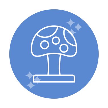 Mushroom icon, vector illustration simple design