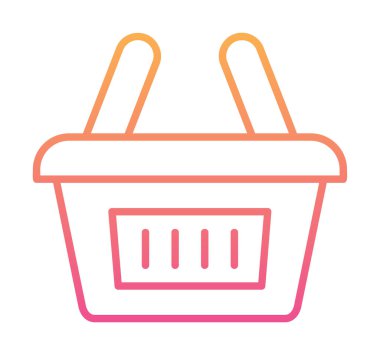 Alışveriş arabası ikon vektör illüstrasyonu 